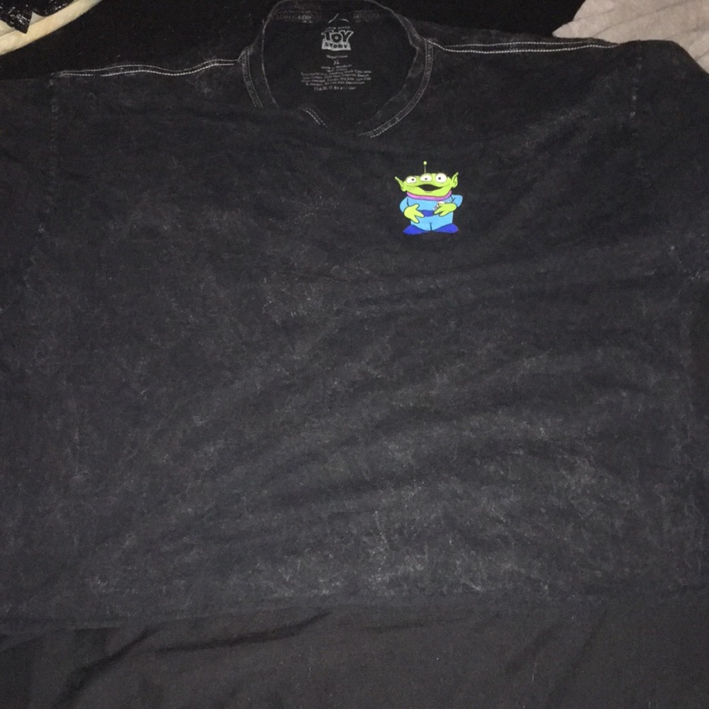 Toy story crop top, pizza planet aliens